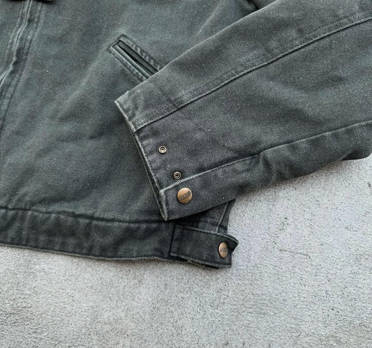 Carhartt J97 Plaid Detroit Jacket Moss Green